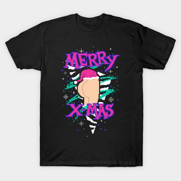 Merry X-mas T-Shirt by Hillary White Rabbit